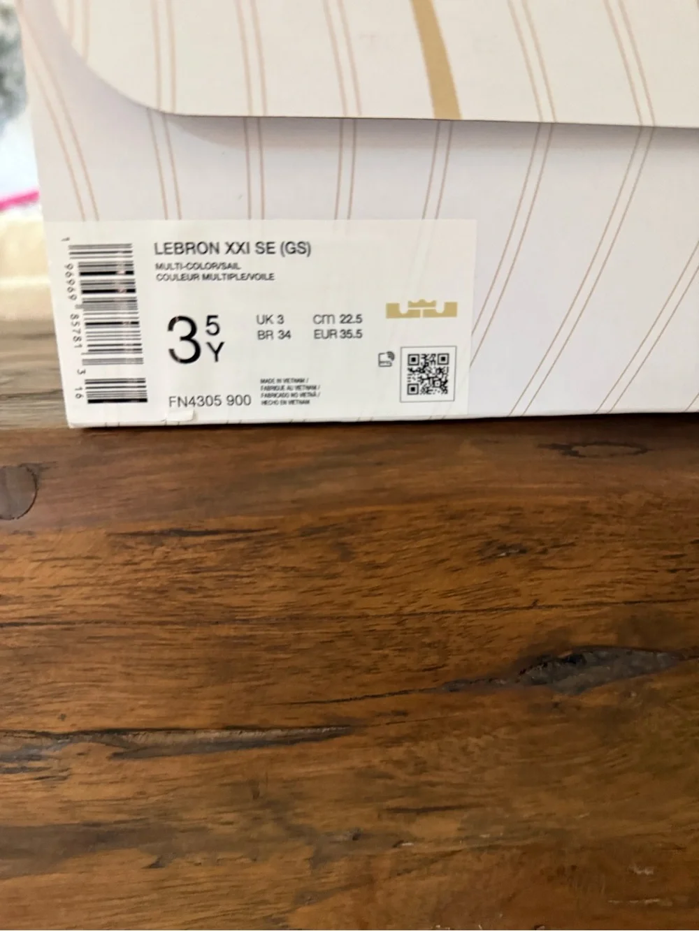 Nike LeBron XXI SE GS 3.5Y Multicolor Basketball Shoes FN4305-900 NEW